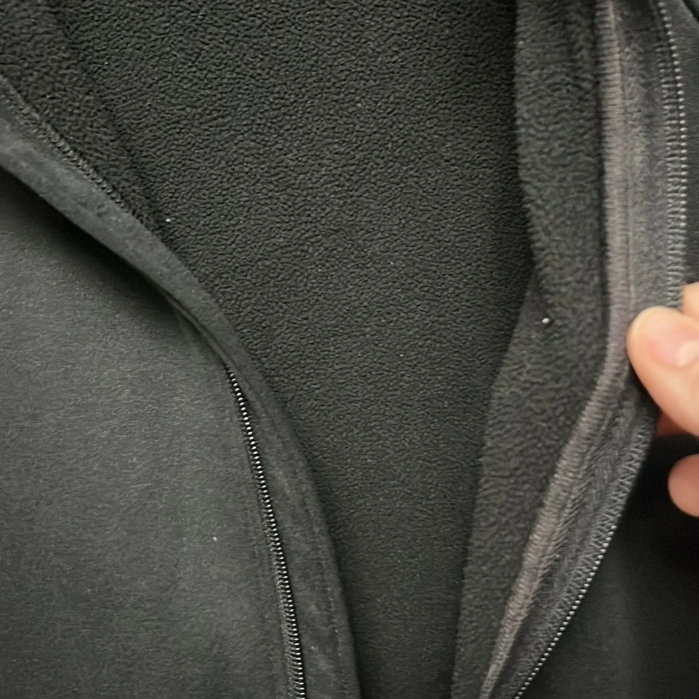 𝅺UA Black Fleece-Lined Full-Zip Jacket